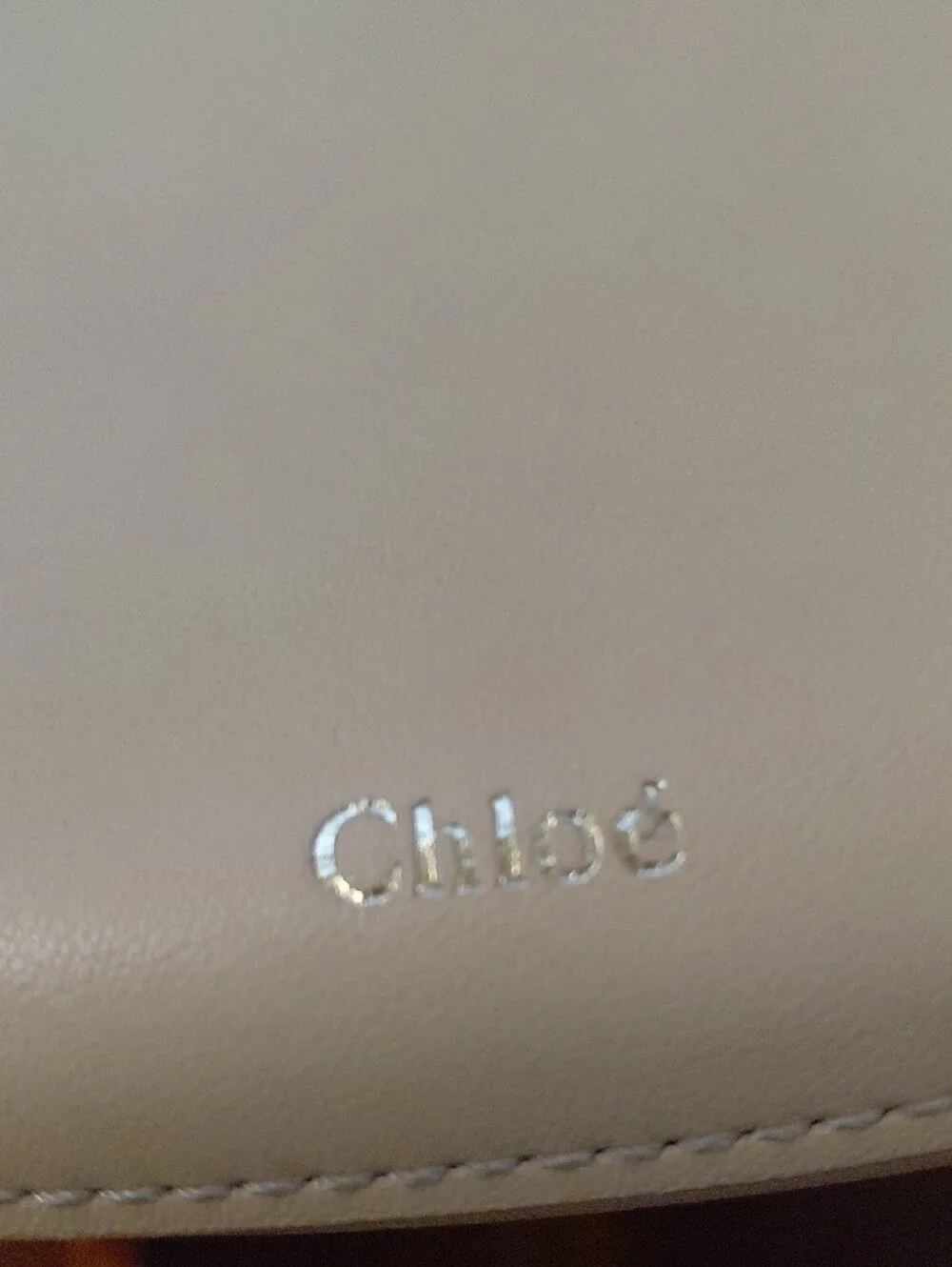 Chloe Small Nile Bracelet Bag in Cream